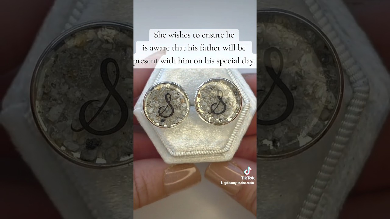 for a son on his wedding day #jewelry #wedding #cremationjewelry