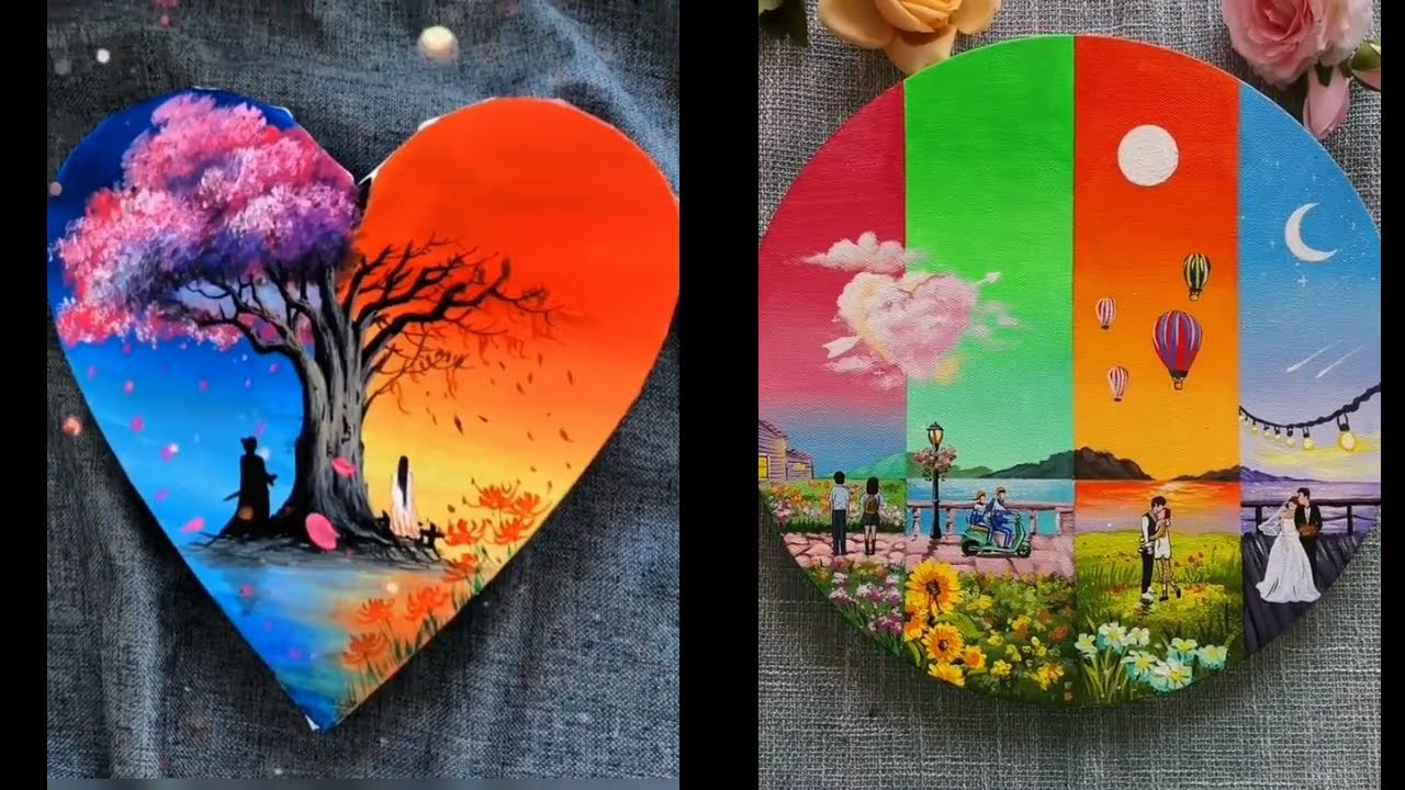 12 Easy Four Seasons Acrylic Painting Ideas For Beginners (Amazing Art