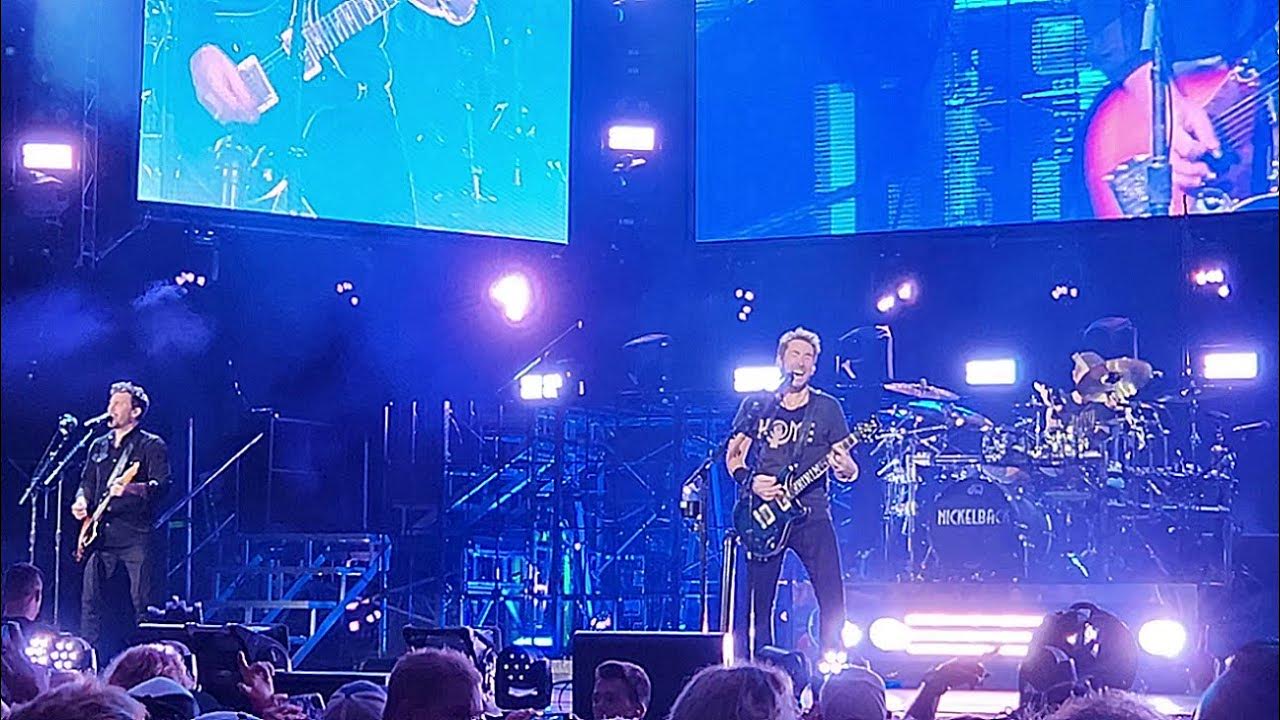 Nickelback How You Remind Me Darien Lake, NY 8/16/2023 YouTube