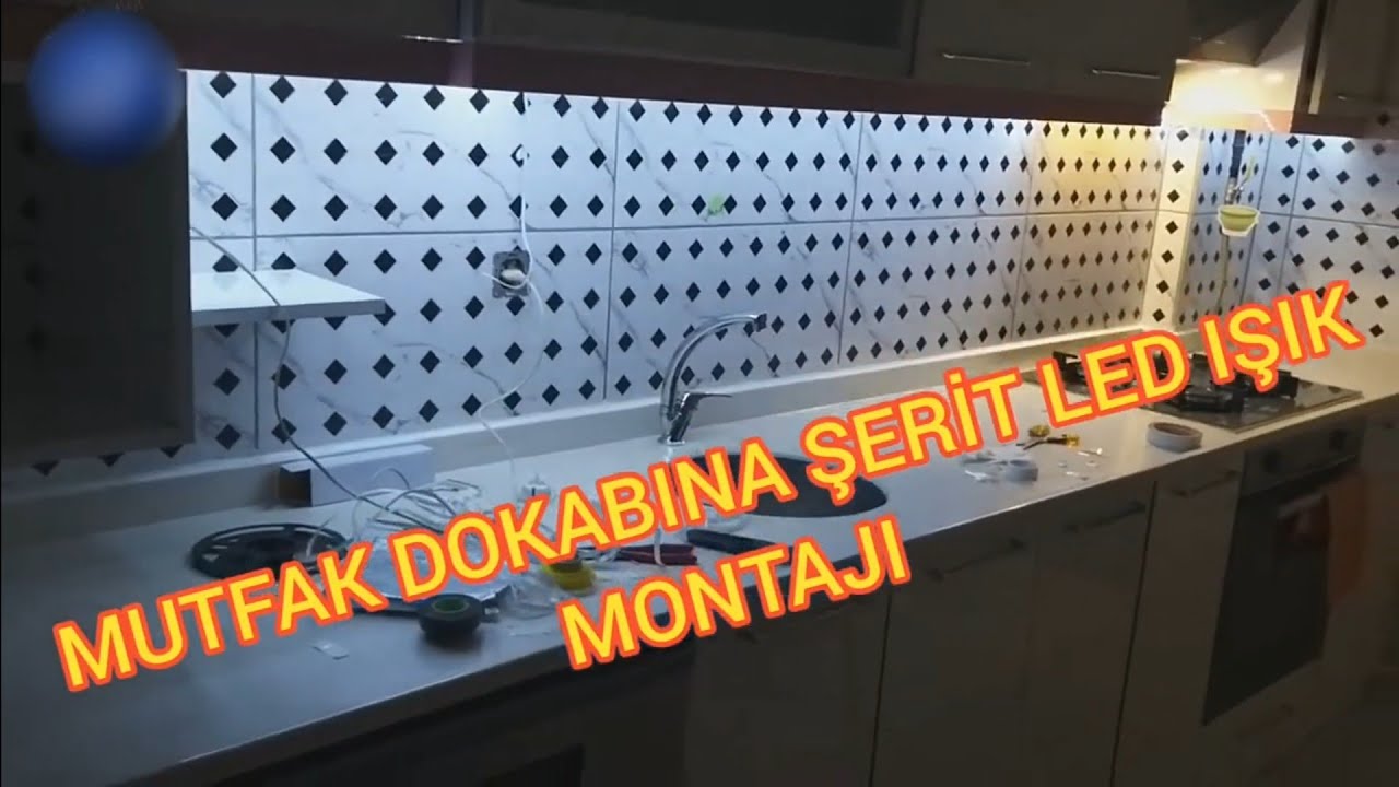 Mutfak Dolabına Led Işık Döşeme Led Işık Nasıl Bağlanır Mutfak Mutfak Dolabına Led Işık Döşeme Led Işık Nasıl Bağlanır Mutfak
