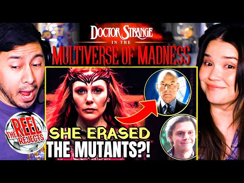 DOCTOR STRANGE 2 Scarlet Witch ERASED X-Men & Mutants?! | Reaction | The Reel Rejects