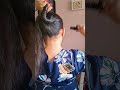 “Girls Must Try This 💙 | Easy Bun in Seconds” ✔ #short​