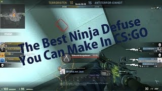 The Best Ninja Defuse you can make in CS:GO [NOT FIXED] (Nuke) #Jack @JakcCSGO