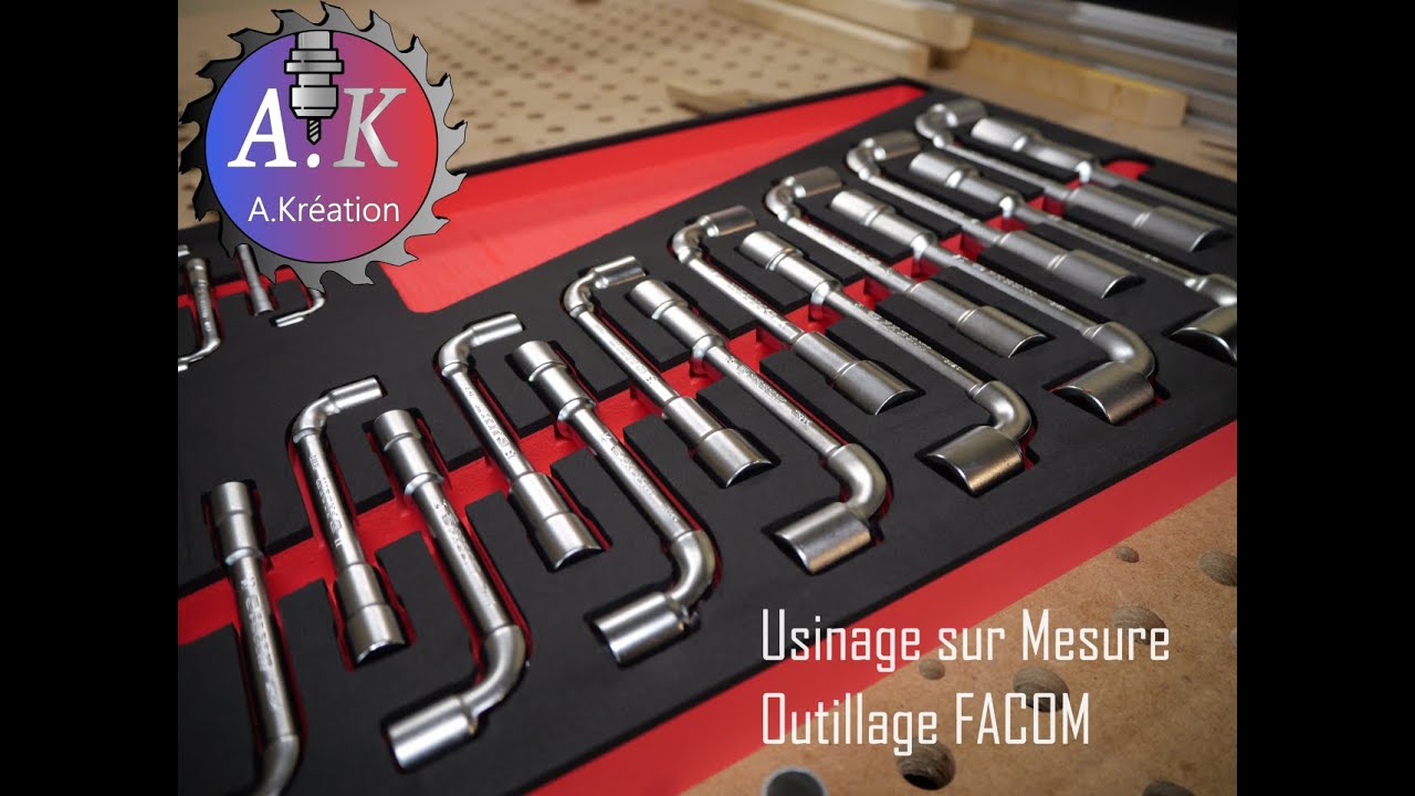 Lot D'outils FACOM - Clés à Pipe Et Clés Plates - Occasion Bon état