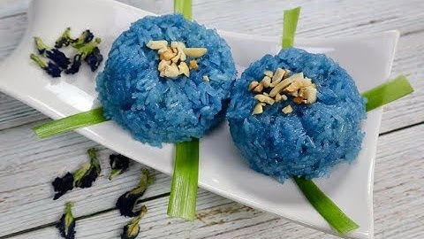 Cách Nấu XÔI HOA ĐẬU BIẾC Trong Nồi Cơm Điện- How To Make Butterfly Pea Flower Sticky Rice