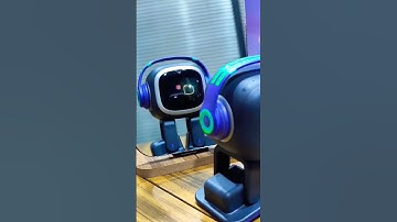 My EMO really likes to look in the mirror #emopet #livingai #emorobot #robots #emo #emopet #emorobot