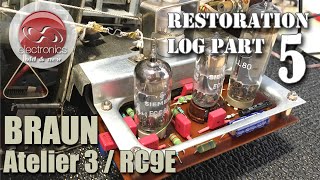 Braun Atelier 3 Stereo (RC 9E) restoration - part 5. Time to rebuild the power amps.