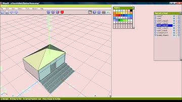 Wings 3D Very basic house model