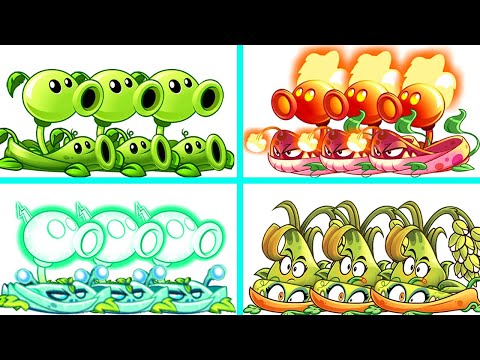 All Pea & Vine Plant Team Battlez – Who Will Win? – PvZ 2 Team Plant Vs Team Plant