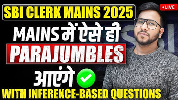 SBI Clerk Mains English 2025 | Mains Parajumbles Class | Parajumble Shortcuts and Tricks | Varun Sir