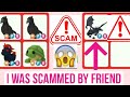 i Was Scammed By My Friend In Adopt Me Trading For My Mega Pets