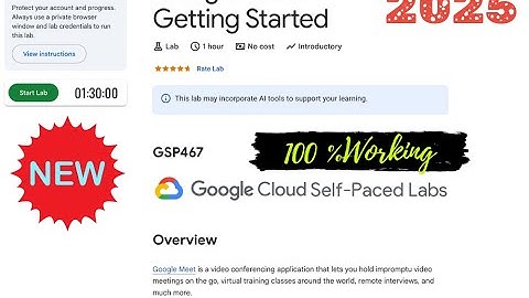 Google Meet: Getting Started | GSP 467 | #qwiklabs  #arcade_facilitator #googlecloud