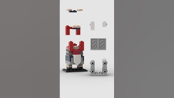 Shane Falco LEGO Brickheadz | Keanu Reeves in The Replacements | Satisfying Building Animation