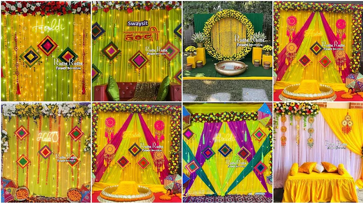 Haldi Special Decoration || New Haldi Mehandi Setup || Haldi Decoration Setup