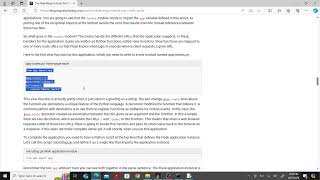 Flask installation, setup, and creating first url route