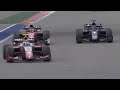 Markelov double overtake  formula 2 sochi 2018