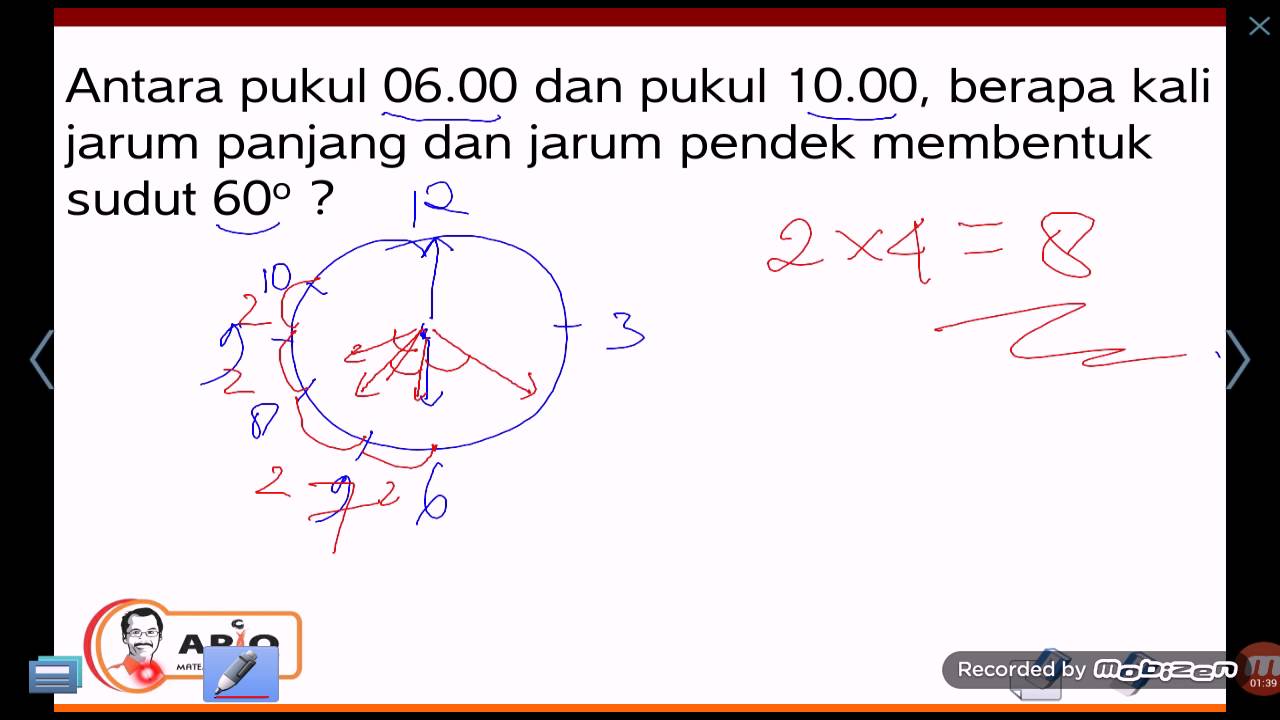 Opra 53c Olimpiade Matematika Sd Smp Sma Sudut Jam Youtube