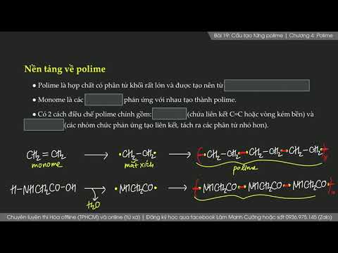 Video: Làm thế nào để monome tạo thành polyme?