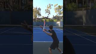 When you get too excited to SMASH #tennis #shorts screenshot 3