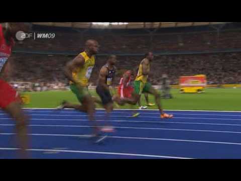 Usain Bolt 9.69 v Usain Bolt 9.58 Comparison