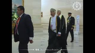 السيد شهاب بن طارق نائب رئيس الوزراء لشؤون الدفاع يصل إلى مقر انعقاد قمة القاهرة للسلام 🇴🇲🇪🇬