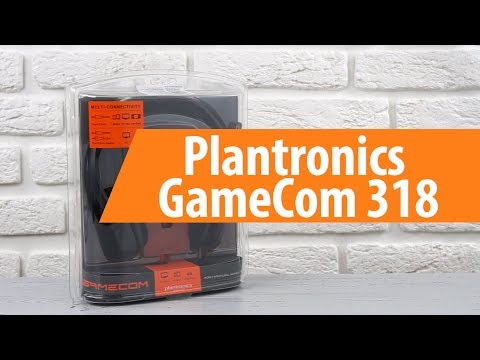 Распаковка Plantronics GameCom 318  / Unboxing Plantronics GameCom 318
