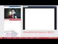 [Chữa đề] thi thử Giải tích 2 AHUST (Đề 01) || Livestream giữa kỳ 28/5/2023 thumbnail