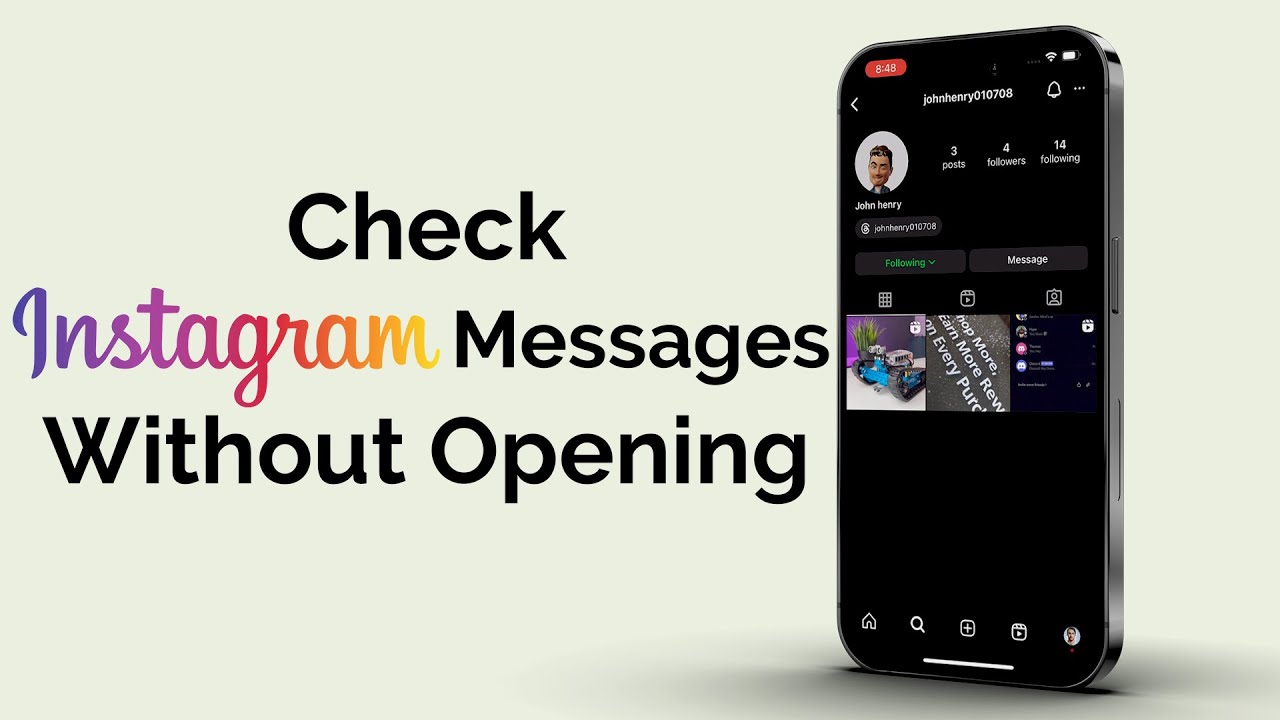 How To Check Instagram Messages Without Opening Them? - YouTube