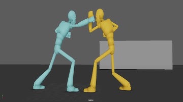 ASung First Norman Rig fight animation