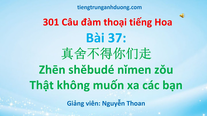 Bài tập 301 câu đàm thoại tiếng hoa tiki năm 2024