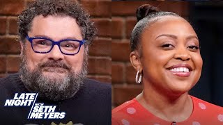 Quinta Brunson, Bobby Moynihan | Late Night with Seth Meyers