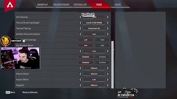 TSM Break Apex Legends Settings, Keybinds & Setup