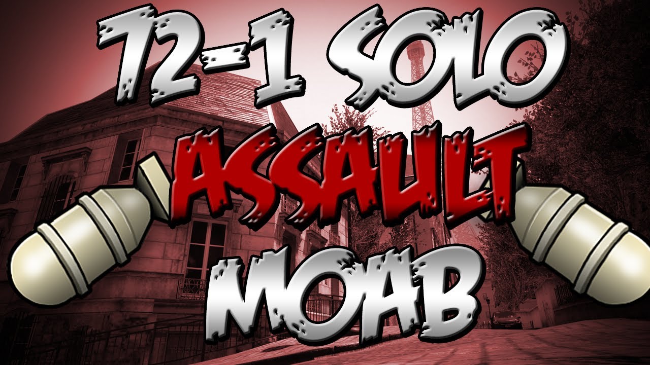 MW3: Solo 72-1 Assault MOAB On Resistance!