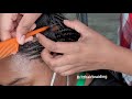 detail tutorial on how to braids people with hair loss | feed in braids