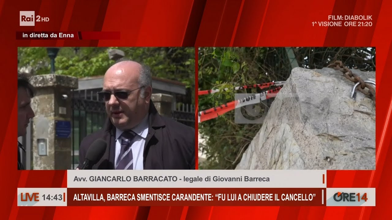 Strage di Altavilla, Giovanni Barreca smentisce Carandente - Ore 14 del 26/04/2024