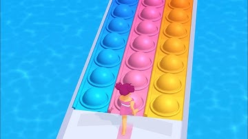 Pop It Run ASMR 🎈🌈🔥 Very Satisfying And Relaxing ASMR Sounds Gameplay