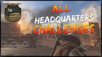 How To Unlock EVERY Headquarters Challenge! Call of Duty: WW2 Headquarters Challenge Guide
