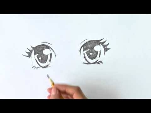 Учимся рисовать аниме глазки!&#55357;&#56839;