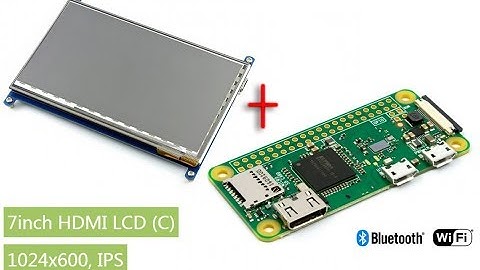 Waveshare 7" ips touch screen and Raspberry Pi zero W with OSMC