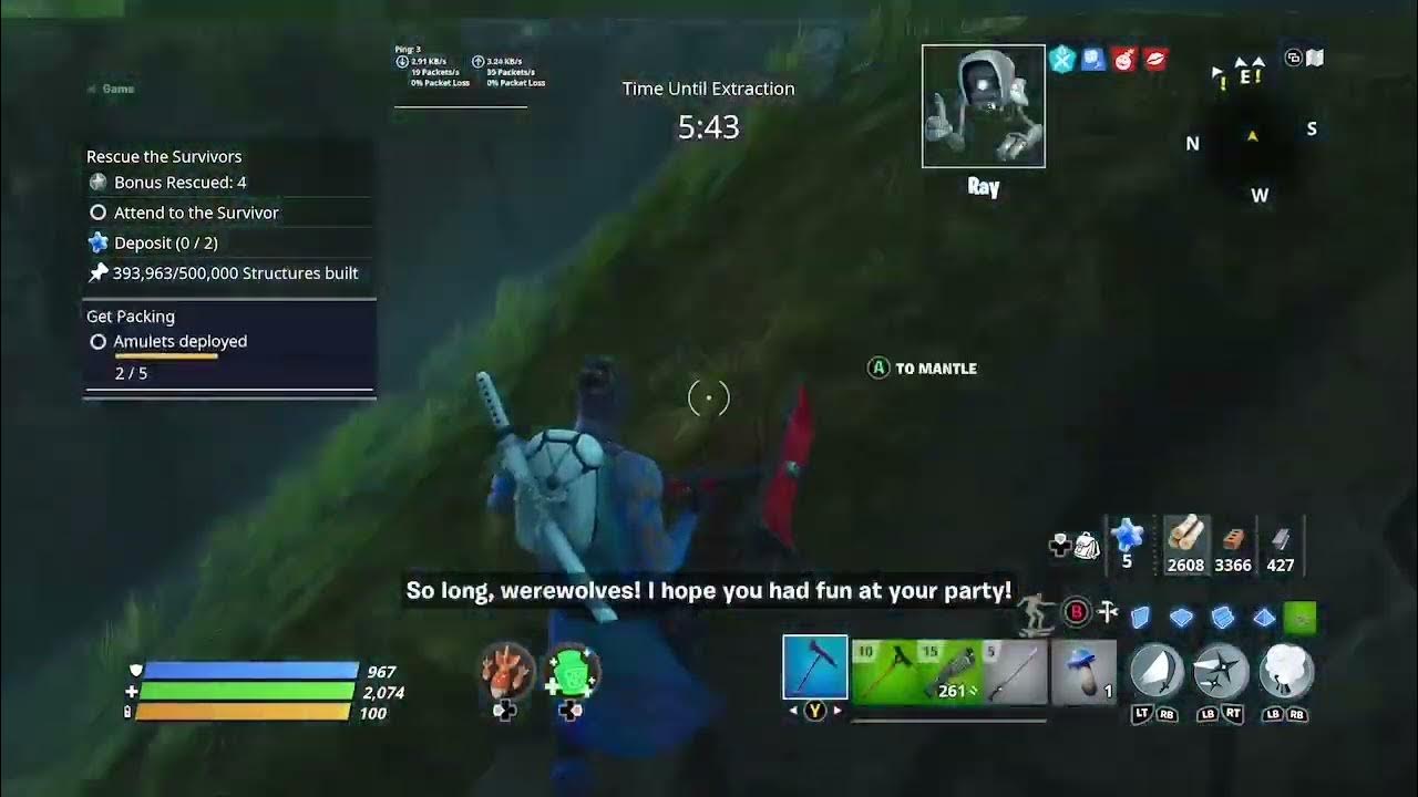 Deploy wolfsbane amulets Get packing Fortnitemare Wolfy Business