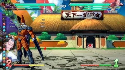 Cell Air Perfect Attack Side-Switch into Corner Loop Combo with Broly Assist