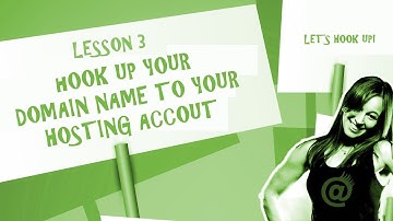 Lesson 3 -How To Hook Up Your Domain Name To Your Hosting Account