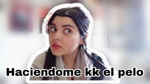 TIÑENDOME EL PELO SOLA