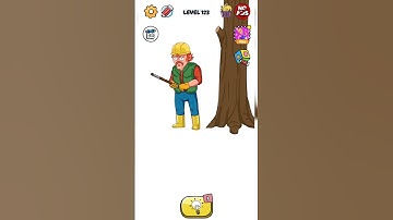 Draw Puzzle level 123 - tricky brain test - shorts-Viral - Youtube - Feed #shorts