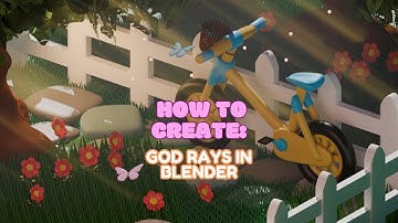 How to Create God Rays in Blender - Cycles Render, Tutorial