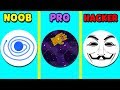 NOOB vs PRO vs HACKER in PAPER.IO 2