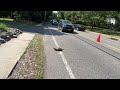 Snapping Turtle crossing the Franklin Turnpike