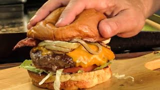 All American Bacon Cheeseburger | Blackstone Griddle | Ballistic Burgers