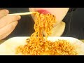 ASMR NUCLEAR FIRE NOODLES CHALLENGE 먹방 (No Talking) EATING SOUNDS MUKBANG