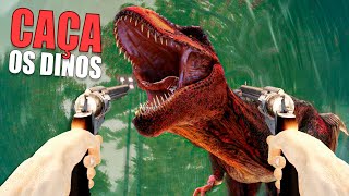 Comido por um T-Rex no Dinossauros contra Humanos do Primal Carnage